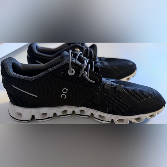 On Womens Cloud Black Running Shoes Sneakers Size 7 - Picture 4 of 4